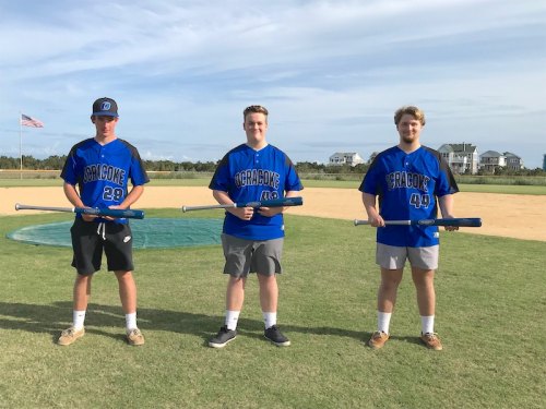 2020 Dolphins Baseball: Undefeated... Seniors Alan Doshier, David Styron, and Ehtan O'Neal